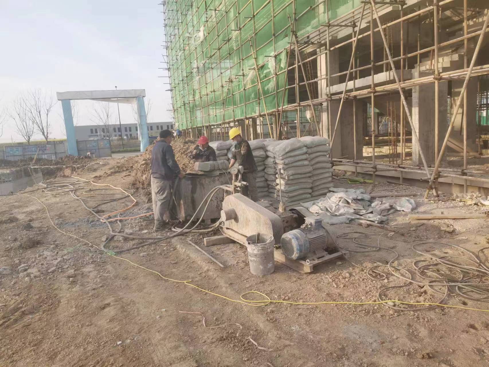 慈利别墅下沉注浆